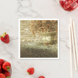 Rustic Autumn Garden Napkin