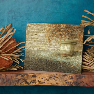 Rustic Autumn Garden Plaque