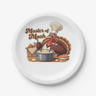 Rustic Autumn Harvest Folk Classic T-Shirt Paper Plate