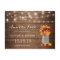 Rustic Autumn Leaves String Lights Save the Date