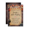 Rustic Autumn Leaves String Lights Wine Birthday