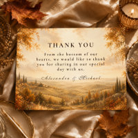 Rustic Autumn Outdoor Wedding