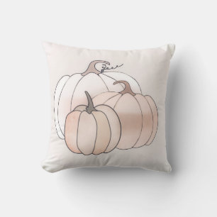 Rustic Autumn Pumpkins Cushion