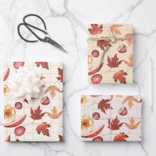 Rustic Autumn  Wrapping Paper Sheet
