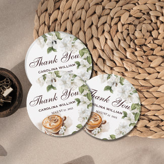 Rustic Baby is Brewing Coffee Baby Shower Favour Tags