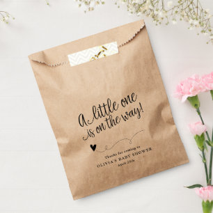 Rustic Baby Shower, Kraft, Gender Neutral Favour Bags