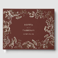 Rustic Baby's Breath Beet Red Wedding