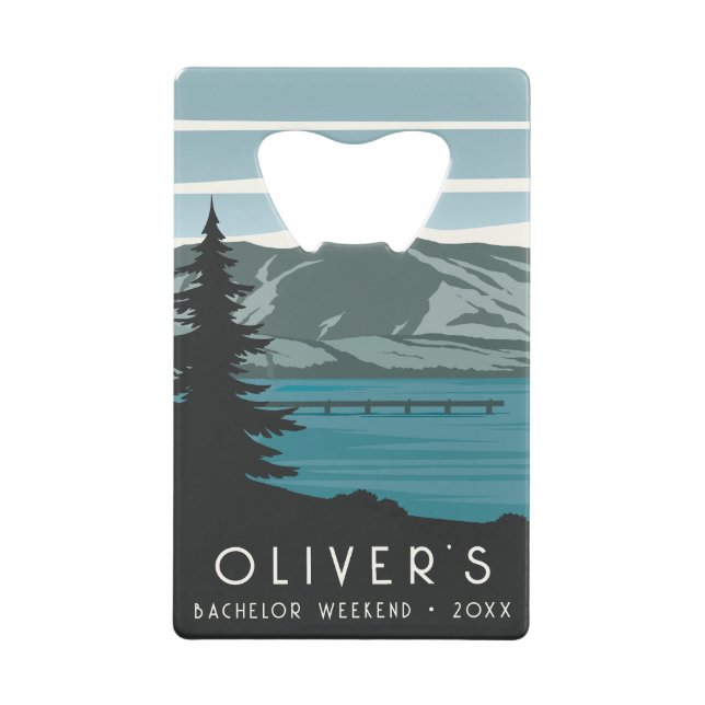 Rustic Bachelor Weekend Camping Trip Forest Woods (Front)