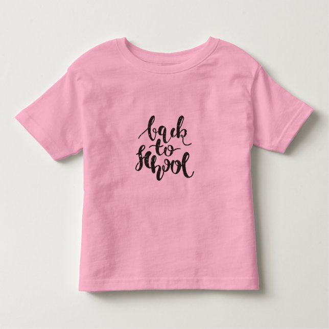 Rustic Back to School Toddler T-Shirt (Front)