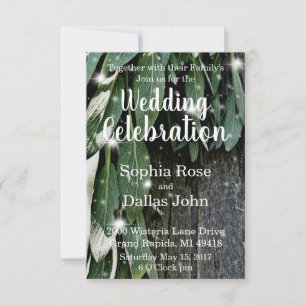 Rustic backyard barn wood and sage   country charm invitation