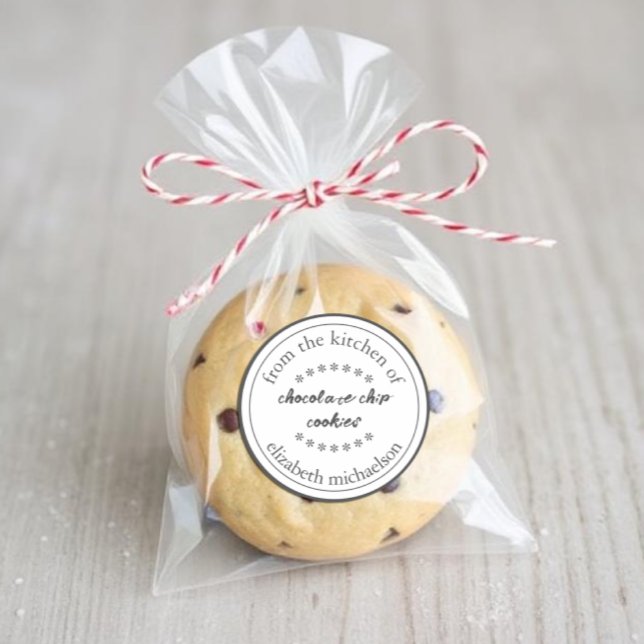 Rustic Baked Goods Classic Round Sticker (Creator Uploaded)