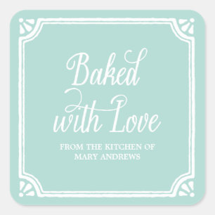 Rustic Baking   Holiday Baked Goods Stickers