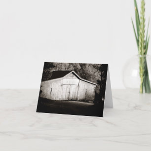 Rustic Barn Blank Notecard
