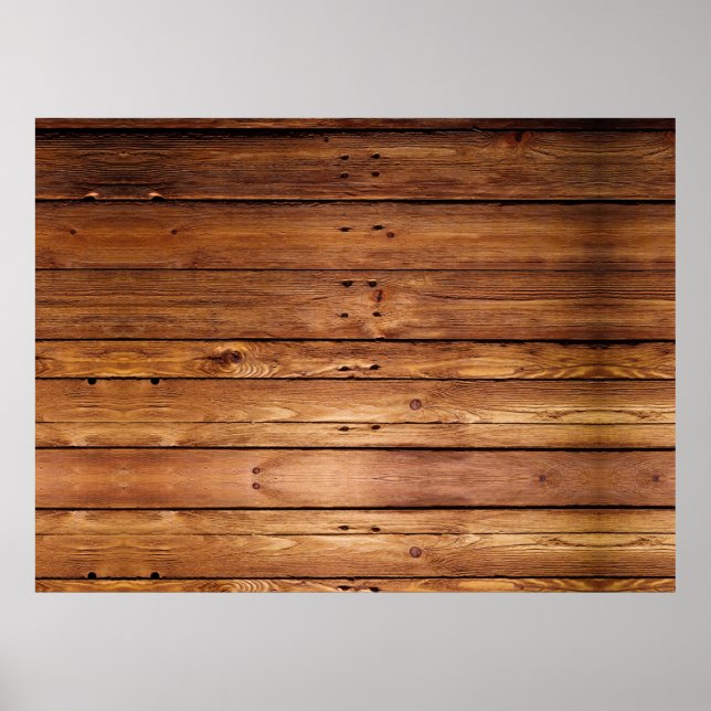 Rustic Barn Board Blank XL DIY Poster (Front)