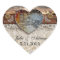 Rustic Barn Country  Heart Sticker