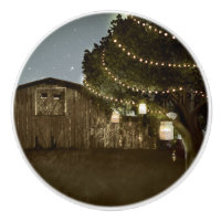 Rustic Barn & Evening Lighted Mason Jars Country