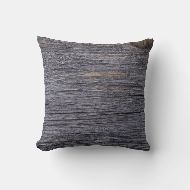 Rustic  Barn Farm House Wood Grain Cushion (Front)
