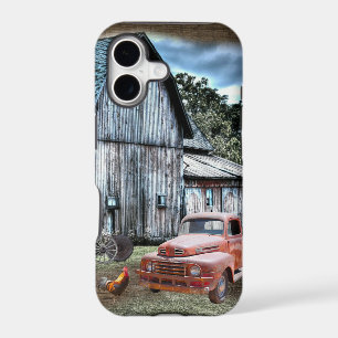 Rustic Barn Farm Truck Wagon Wheel Rooster Farm