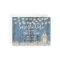 Rustic Barn Lantern Dusty Blue Save the Date