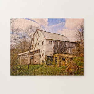 Rustic Barn Ohio. Jigsaw Puzzle