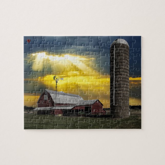 Rustic Barn Ohio Jigsaw Puzzle (Horizontal)