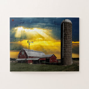 Rustic Barn Ohio Jigsaw Puzzle