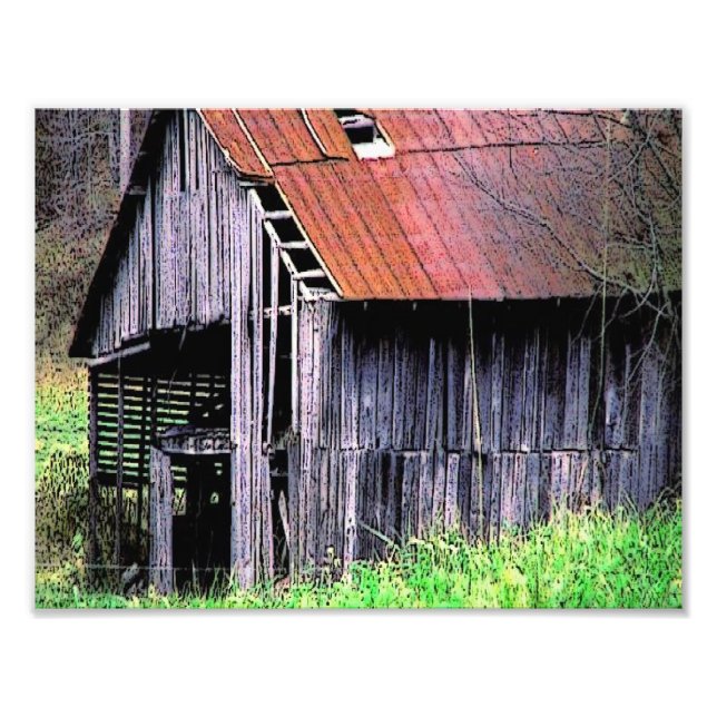 Rustic Barn Photo Print (Front)