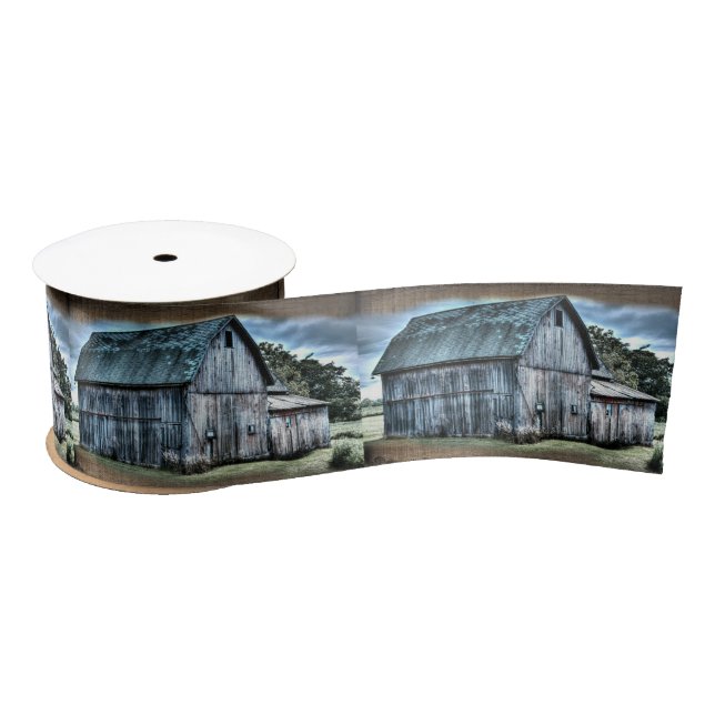 Rustic Barn Satin Ribbon (Spool)