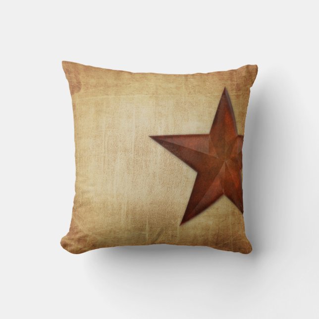 Rustic Barn Star Cushion (Front)