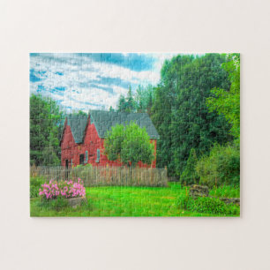 Rustic Barn Vermont. Jigsaw Puzzle