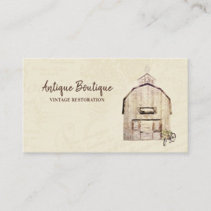 Rustic Barn Vintage Boutique Business Card