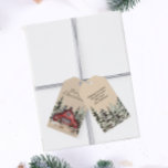 Rustic Barn Watercolor Country Christmas Gift Tags<br><div class="desc">A rustic watercolor barn and evergreen trees make these country Christmas gift tags perfect for farmhouse lovers and country enthusiasts. Easily customise to include your own message.</div>
