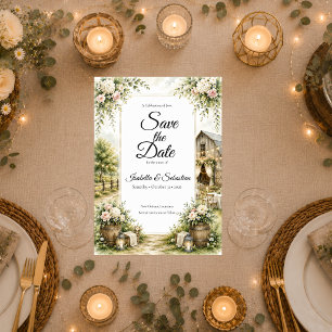 Rustic Barn Wedding Save The Date