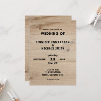 Rustic barn wood country wedding