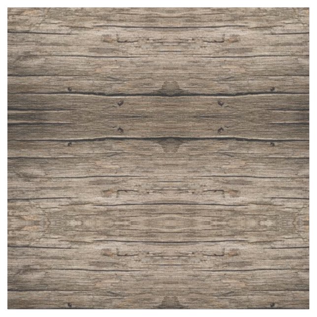 Rustic Barn Wood Fabric (Close Up)
