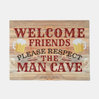 RUSTIC Barn Wood Funny BEER MAN CAVE | Welcome