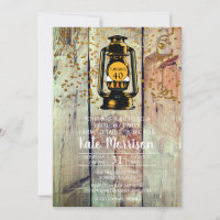 Rustic Barn Wood & Lantern 40th Birthday Party