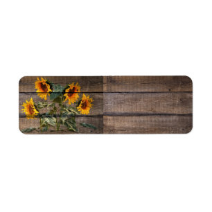 Rustic Barn Wood Sunflower