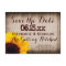Rustic Barn Wood Sunflower Save the Date Postcards