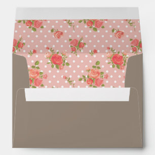 Rustic Barn Wood Wedding Envelope (7.25" x 5.25")