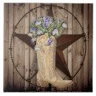 rustic barn wood wildflower western star cowgirl
