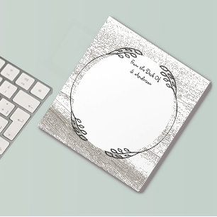 Rustic Barnwood Pattern Notepad