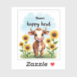 Rustic Barnyard Herd Labels – Custom Name