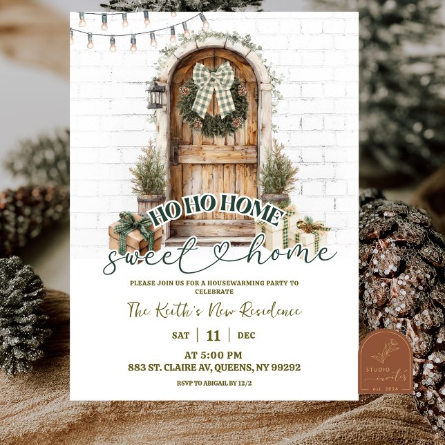 Rustic Barnyard Winter Housewarming Party  Invitation (Creator Uploaded)