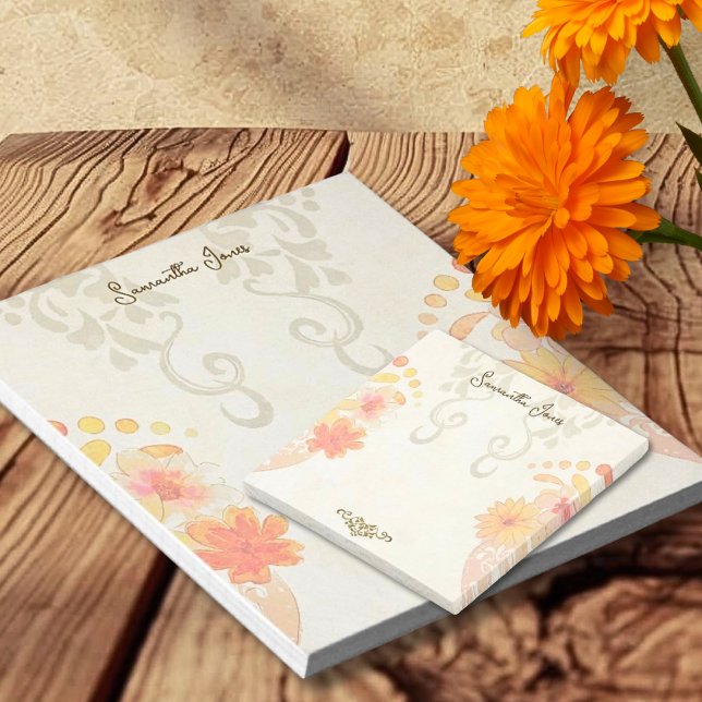 Rustic Baroque Floral Mexican Sacred Heart Post-it Notes (Creator Uploaded)