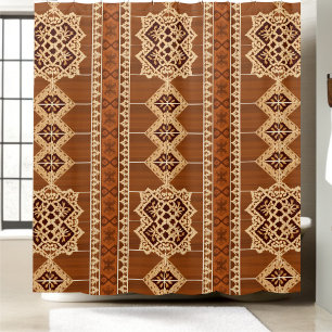 Rustic Bathroom Shower Curtains Style 2