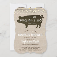 Rustic BBQ after I DO'S Linen String Lights