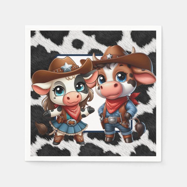 Rustic BBQ Napkin (Front)