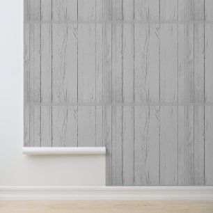 Rustic Beach Wood Grey Gray White Vintage Elegant Wallpaper