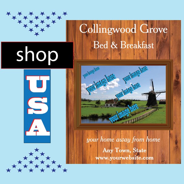 Rustic Bed and Breakfast 🌿 Promotional  Poster (Creator Uploaded)